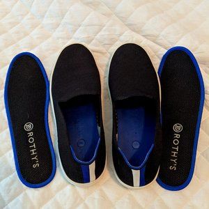 Rothy's Black Classic Slip on Sneakers Size 7